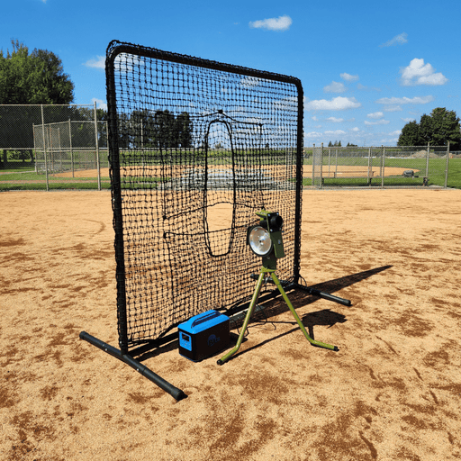 BATTING CAGES INC 7ft x 7ft Pitching Machine Protective Square Screen