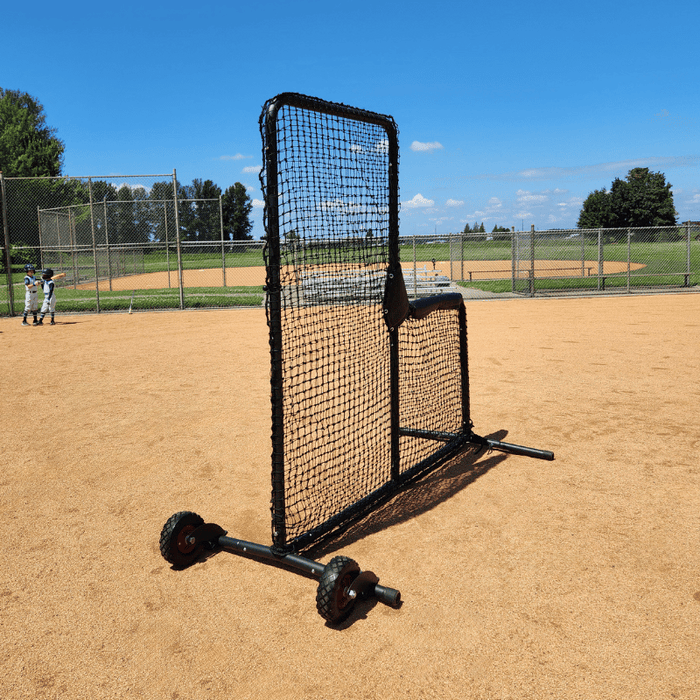 BATTING CAGES INC L-Screen Armadillo Protective L-Screen  & Wheel Kit Combo