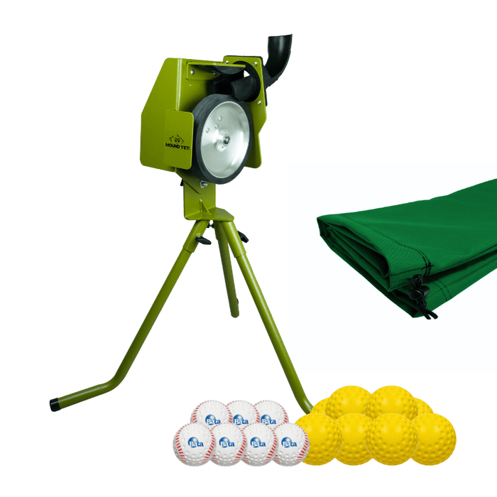 Batting Cages Inc Pitching Machine Mound Yeti 1 Complete Training Bundle