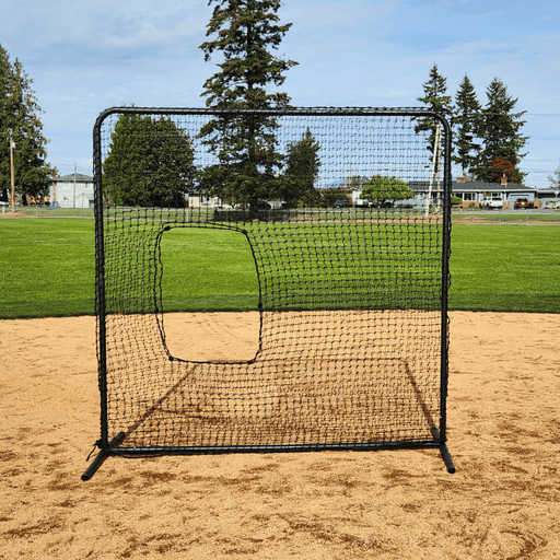 BATTING CAGES INC Protective Screen 7ft x 7ft Softball Pitching Protective Square Screen